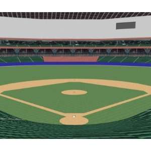  Baseball Stadium 3D Model Mouse Pad