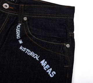 Rocawear Men #R5 Washed Denim Jeans size 34 36 roca wear  