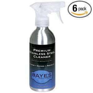 Bayes Premium Stainless Steel Cleaner, Case Pack, Six   12 Fluid Ounce 