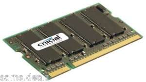 256MB 256 Meg RAM Memory upgrade for Dell Latitude D600  