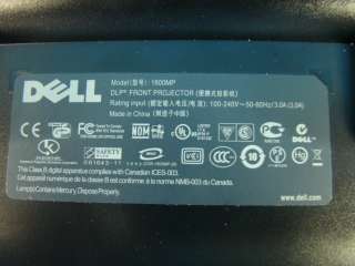 Dell 1800MP DLP Digital LCD Projector+Remote+Case Computer Home DVD 