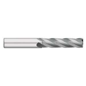  1/4 Carbide Fine Pitch Rougher, 4 Flute, Long Length 