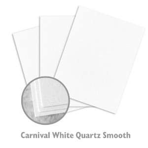  Carnival Smooth White Quartz Paper   500/Ream Office 