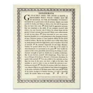  Gothic Desiderata Posters