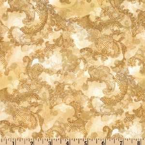   Lace Metallic Natural Fabric By The Yard Arts, Crafts & Sewing