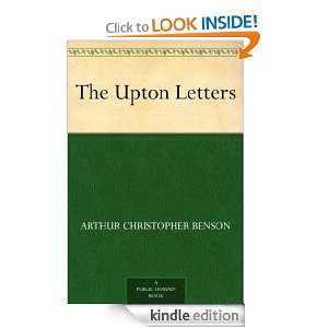 The Upton Letters Arthur Christopher Benson  Kindle Store