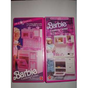   Barbie Cooking Center (Pink Sparkles or Sweet Roses) 