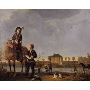   20 inches   Equestrian Portrait of Pieter de Roovere