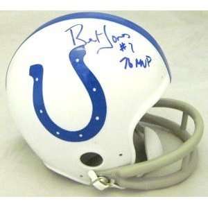  Bert Jones Signed Mini Helmet   Autographed NFL Mini 