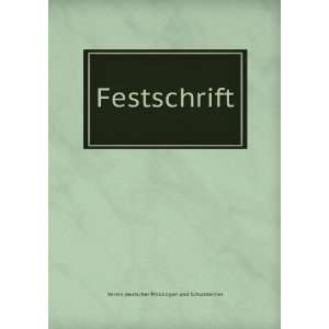  Festschrift. Verein deutscher Philologen und SchulmÃ 