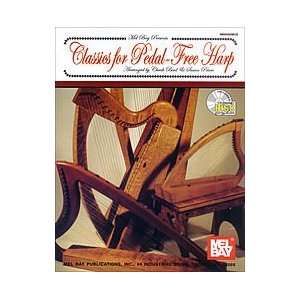  Classics for Pedal Free Harp Book/CD Set Musical 