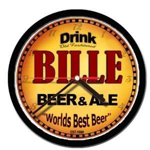  BILLE beer and ale cerveza wall clock 