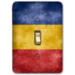  Romania Romanian National Flag Metal Light Switch Plate 