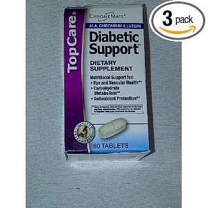  DIABETIC SUPPORT Ala, Chromium & Lutein Health & Personal 