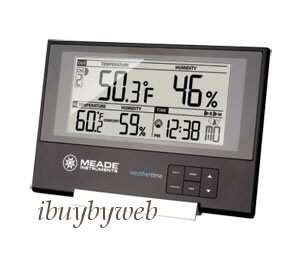 Meade TE256W Slim Weather Station w/ Indoor & Outdoor Temperature 