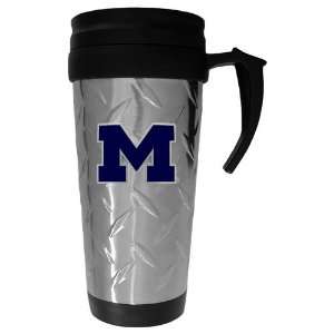   Michigan Wolverines NCAA Diamond Plate Travel Mug
