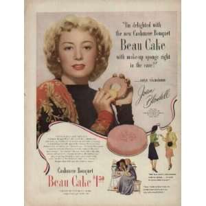 1947 Cashmere Bouquet Beau Cake AD, featuring JOAN BLONDELL, starring 