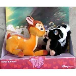  Disney Kiss Plush Bambi and Flower Exclusive Toys & Games