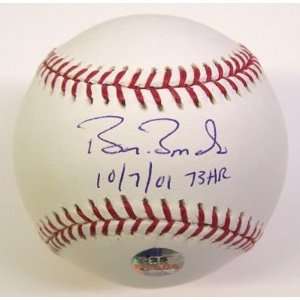  Barry Bonds Signed Autographed Oml Baseball Psa/dna 