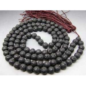  Tibet Buddhist 108 Volcano Stone Beads Prayer Mala 