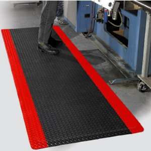   Colored Borders, 3 x 10 x 9/16 inch, Black/Red