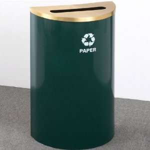   Recycling Logo, Hunter Green Finish, Matching Top, Shown with Satin