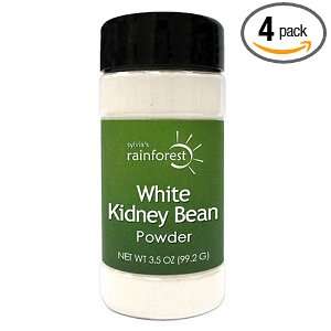 Sylvias Rainforest White Kidney Bean, 3.5 Ounce Bottle 