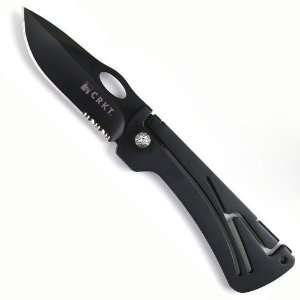 Columbia River Knife And Tools Klecker Nirk 5185 Black Serrated Edge 