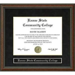 Roane State Community College Diploma Frame