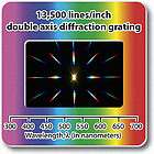 Diffraction Grating Slide Double Axis 13500 lines/in Lamp / Laser 