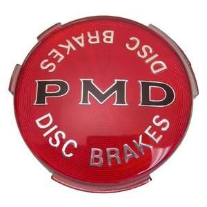    PONTIAC PMD WHEEL COVER EMBLEM, DISC BRAKES, RED Automotive
