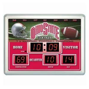  Ohio State Buckeyes OSU NCAA 14 X 19 Scoreboard Clock 
