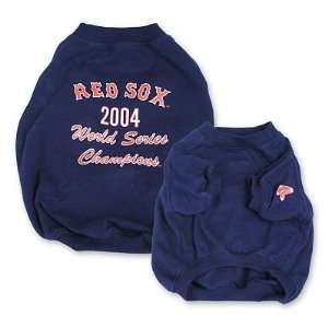  Boston Red Sox Officially Licensed 2004 Champs Dog Shirt 
