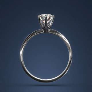 Mine Cut Diamond Ring 1 Carat G I1 14k White Brilliant European Clear 