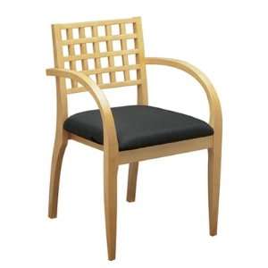  Maple Criss Cross Black Fabric Chair