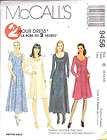 MCCALLS 9456 PRINCESS SEAMED DRESS 2 HOUR SEWING PATTERN   SIZE 8 10 