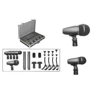   Pyle Microphone Wired Drum Kit Set Mounting System 068888901635  