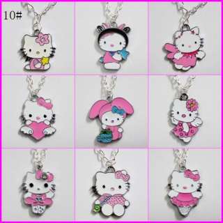   Lots 10pcs Cute Hellokitty Necklaces Girls Kid Birthday Party  