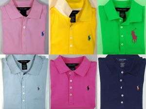 NWT girls RALPH LAUREN size 5 short sleeve polo shirt various styles 