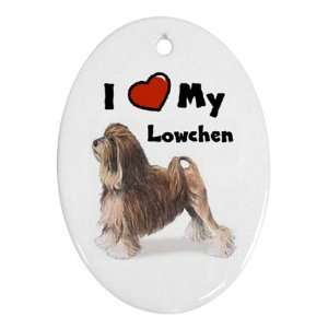  I Love My Lowchen Ornament (Oval)