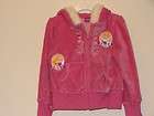Disney Princess Kids Girls Bubble Jacket Pink Hoodie  