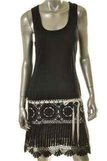 FAMOUS CATALOG Moda Black Casual Dress BHFO Sale S  