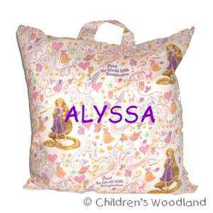   TANGLED TRAVEL PILLOW PERSONALIZED KIDS BABY DISNEY CAR TRIP