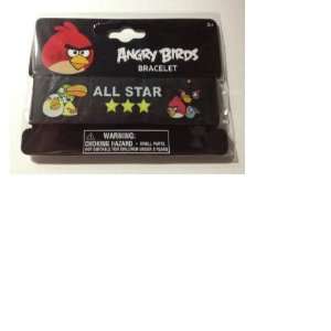  Angry Birds All Star Black Rubber Bracelet Toys & Games