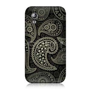 Ecell   HEAD CASE DESIGNS BLACK PAISLEY PATTERN CASE FOR SAMSUNG S5830 