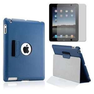  Slim fit Duel Layer Dark Blue leather case with smart 
