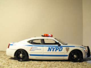 18 NYPD Police Dodge Charger Custom Lights Police Car  