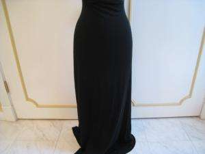 2000 ESCADA black sleeveless gown sz 34/ US 4 GORG  