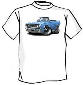 1967 Dodge Coronet R/T Muscle Car Cartoon Tshirt FREE  