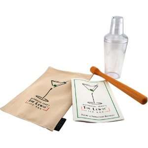 Lewis Ice Bag Cocktail Set with Muddler and Shaker  